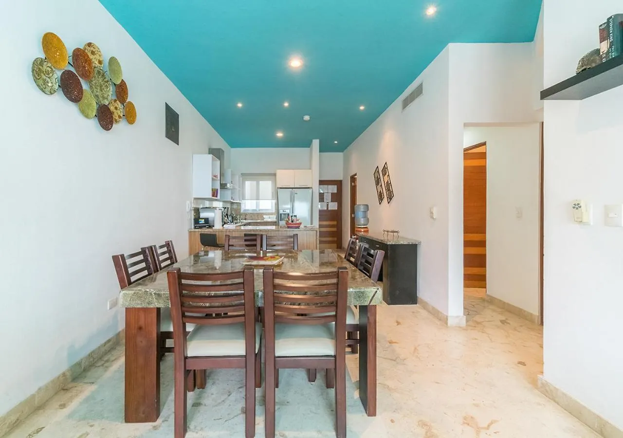 Holiday home Beachfront Penthouse With 3 Bedrooms & Ocean View - Las Nubes Playa del Carmen